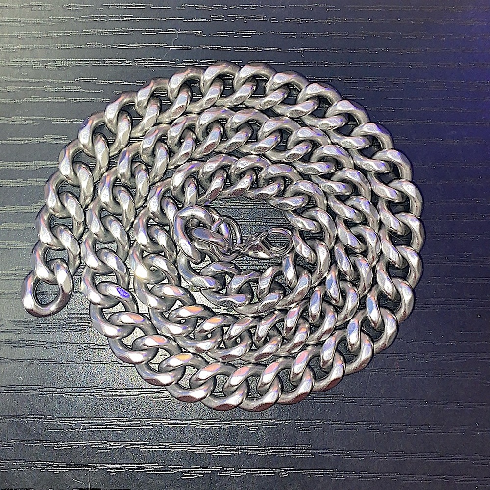 20 Inch Cuban Link Chain sterling silver